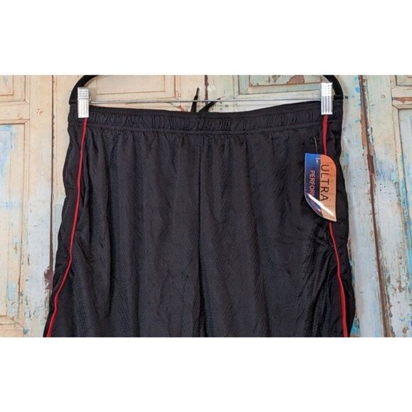 Ultra Performance Mens Size XXL Black Elastic Waist Pull On Athletic Shorts - Picture 4 of 8